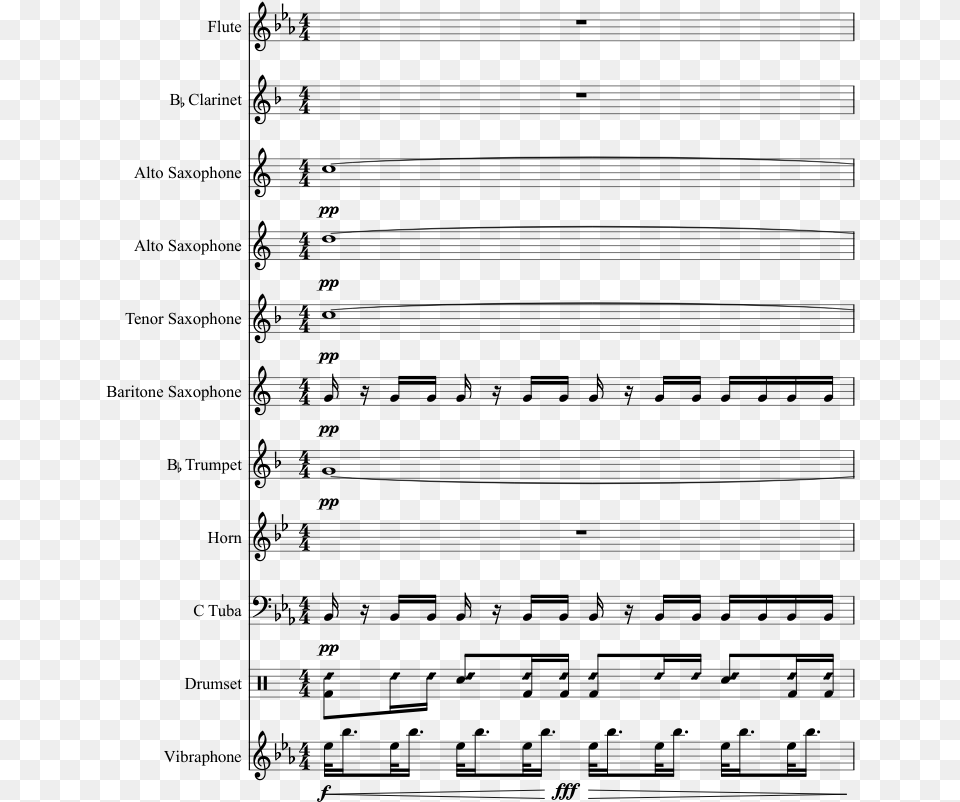 Trumpet King Dedede Theme Sheet Music Download Rainbow Road Mk64 Band Sheet, Gray Png