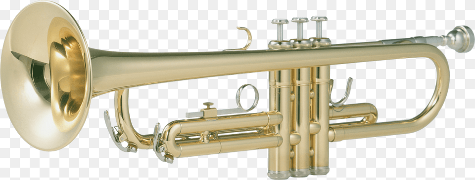 Trumpet Left, Brass Section, Horn, Musical Instrument, Flugelhorn Free Png