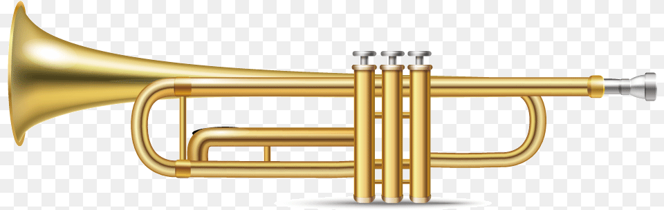 Trumpet Musical Instrument Saxophone Euclidean Vector Trumpet, Brass Section, Horn, Musical Instrument Free Transparent Png