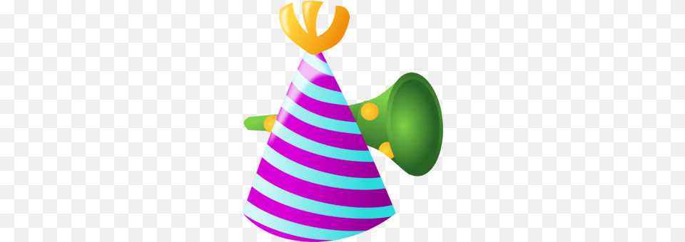 Trumpet Musical Instruments Party Birthday, Clothing, Hat, Party Hat, Baby Free Transparent Png