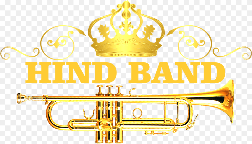 Trumpet Princess Gold Crown, Brass Section, Horn, Musical Instrument, Flugelhorn Png