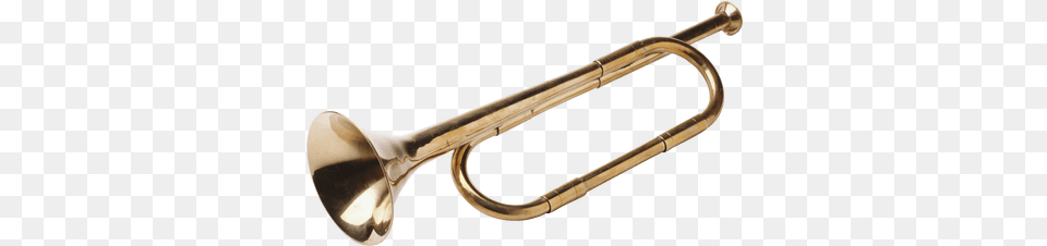 Trumpet Right Transparent Trombone Background, Brass Section, Horn, Musical Instrument, Bugle Free Png Download