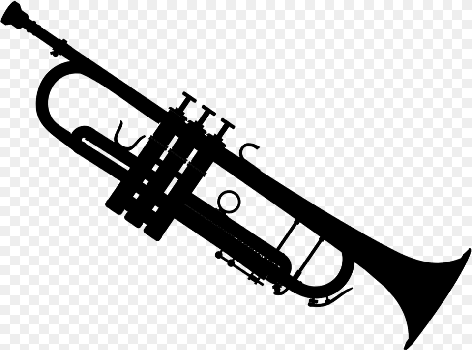 Trumpet Sheet Music Band Baja Trumpet, Brass Section, Horn, Musical Instrument, Blackboard Free Png Download