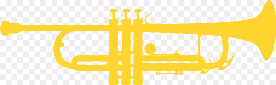 Trumpet Silhouette, Brass Section, Horn, Musical Instrument, Flugelhorn Free Transparent Png