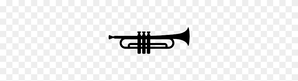 Trumpet Silhouette Silhouette Cameo Music Silhouette, Brass Section, Horn, Musical Instrument Free Png Download