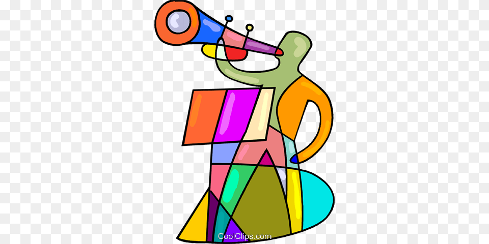 Trumpeter Playing Royalty Vector Clip Art Illustration, Juggling, Person, Brass Section, Dynamite Free Png