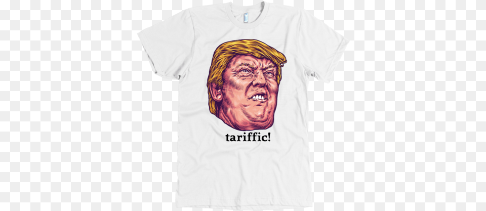 Trumpmania Trump Grimace Head Active Shirt, Clothing, T-shirt, Adult, Male Free Transparent Png