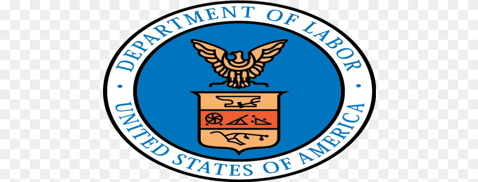 Trumps Labor Department Pulls Obama Department Of Labor Logo, Emblem, Symbol, Badge, Animal Free Png Download