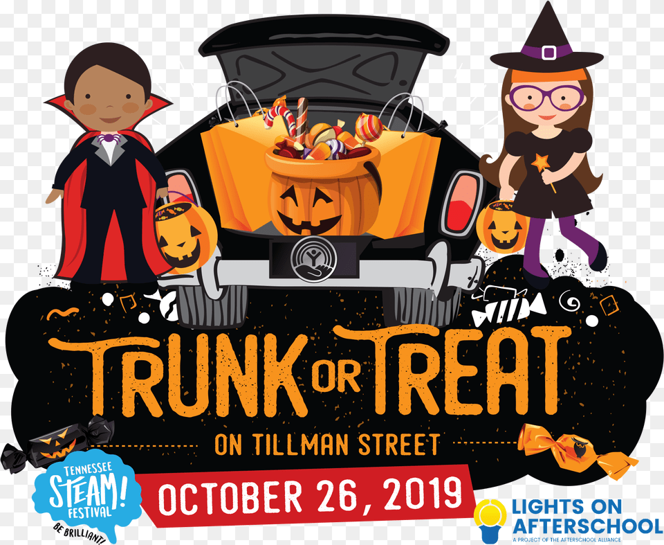 Trunk Or Treat, Advertisement, Poster, Baby, Person Free Png Download