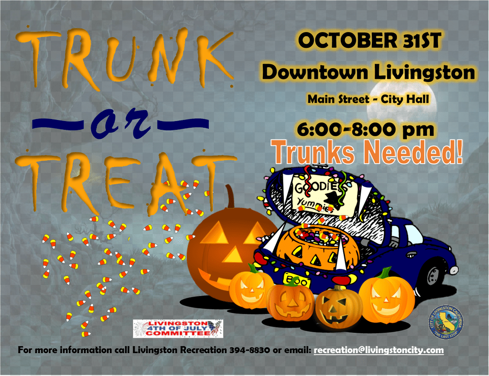 Trunk Or Treat California, Advertisement, Poster, Festival Free Png