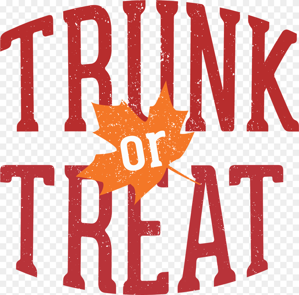 Trunk Or Treat Graphic Design, Leaf, Plant, Tree, Text Png