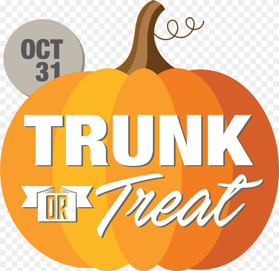 Trunk Or Treat Jack O39 Lantern, Food, Plant, Produce, Pumpkin Free Png Download