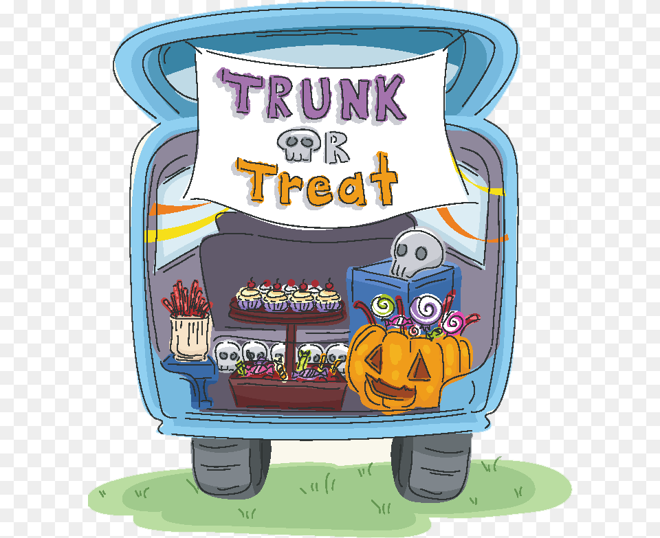 Trunk Or Treat Logo Trunk Or Treat, Book, Comics, Publication Png Image