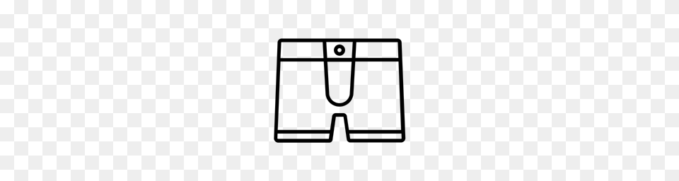 Trunks Boxers Wear Panties Underwear Male Shorts Icon, Gray Free Png