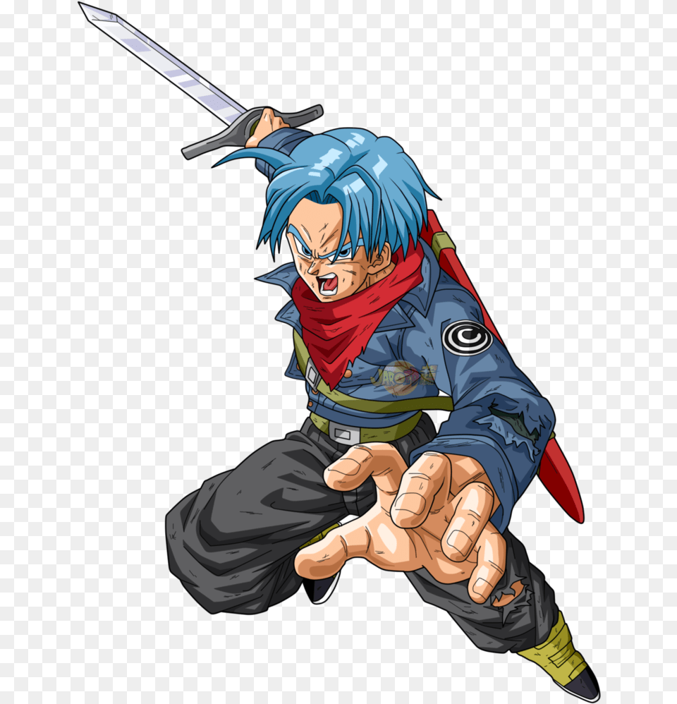 Trunks De Dragon Ball Z, Book, Comics, Publication, Adult Free Png