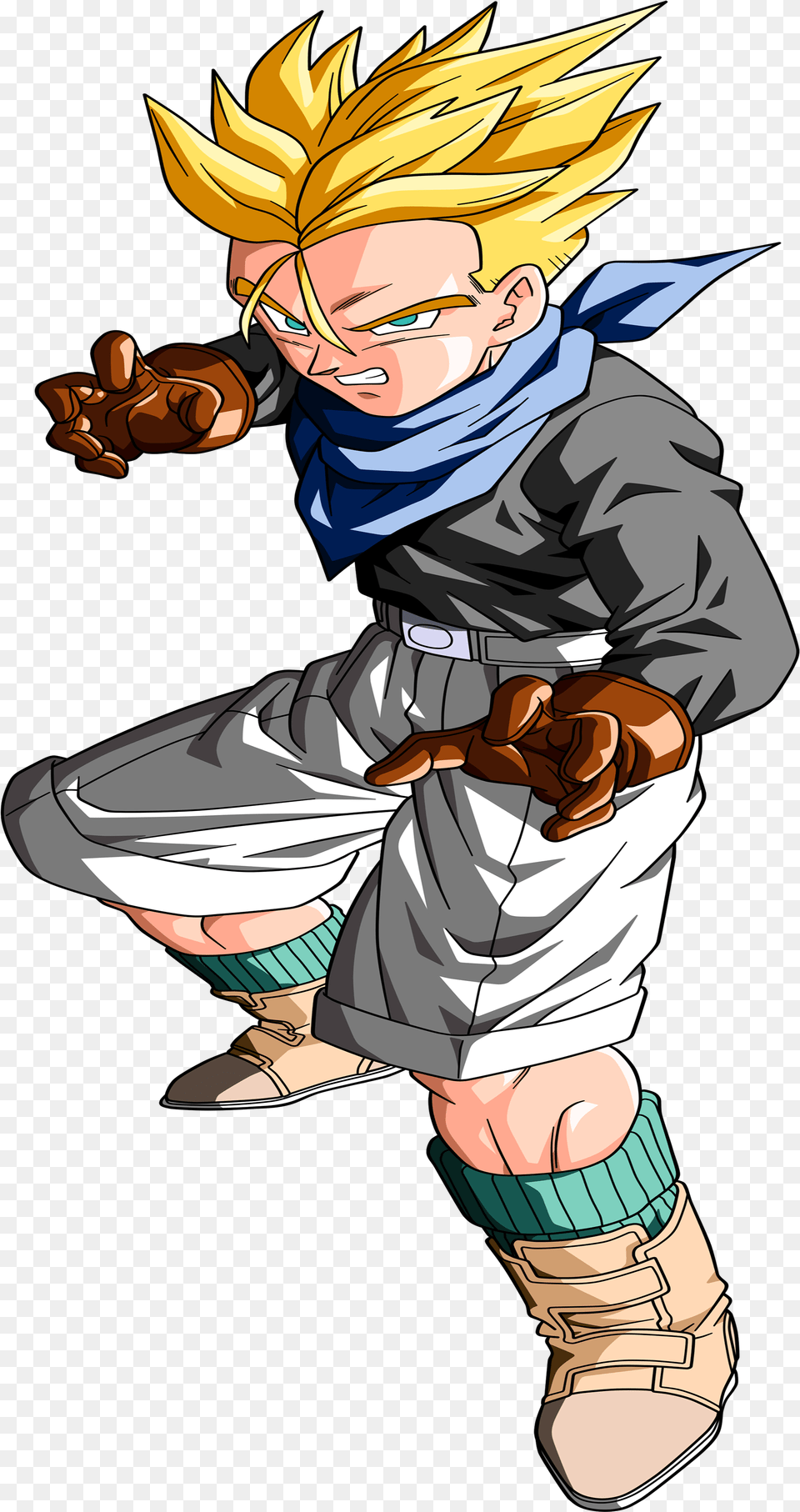 Trunks Dragon Ball Gt, Book, Comics, Publication, Baby Free Png Download