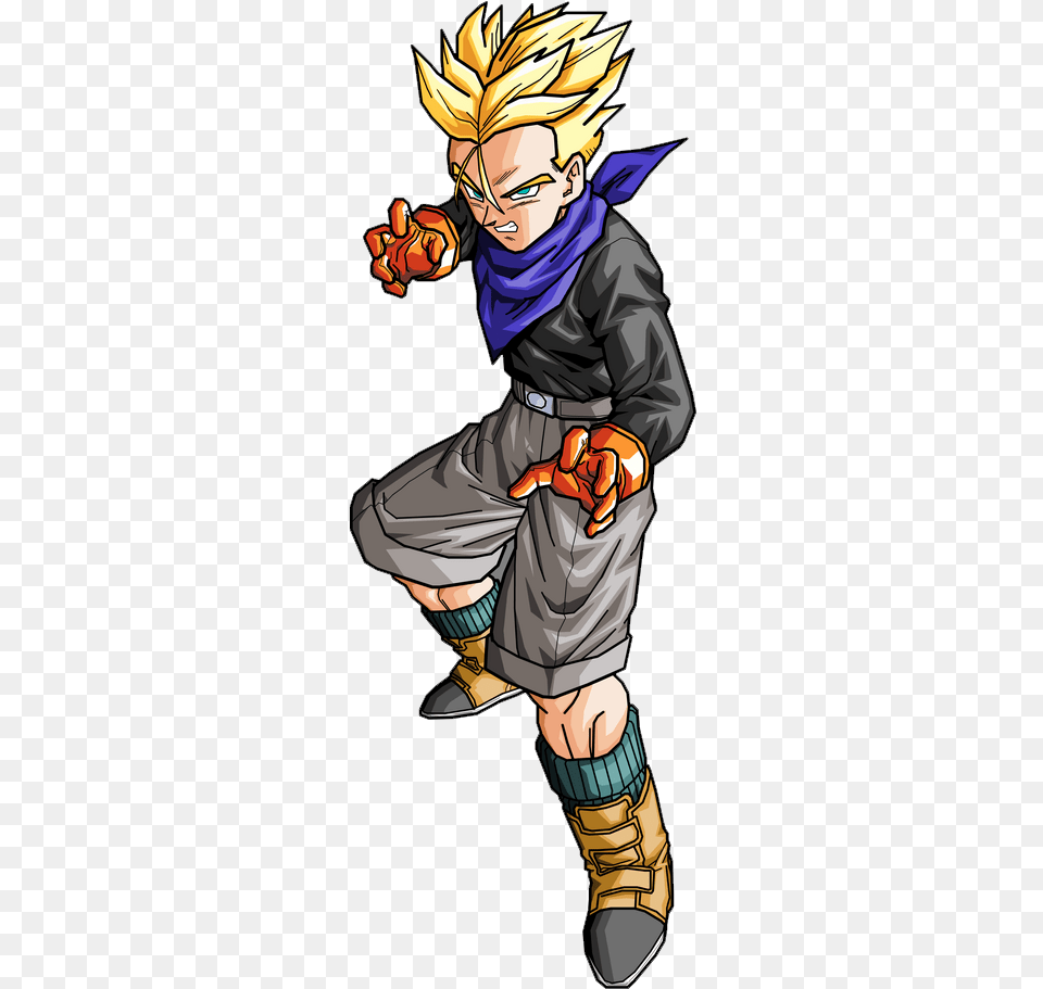 Trunks Gt Ssj Render Goten, Book, Comics, Publication, Person Free Transparent Png