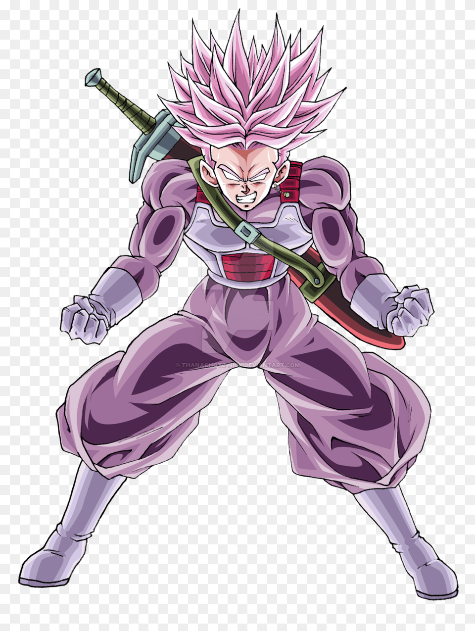 Trunks Hair Trunks Super Saiyan Rose, Book, Comics, Publication, Person Png