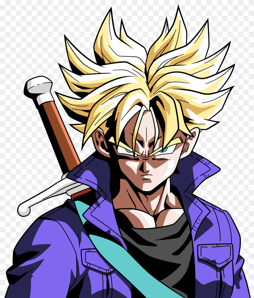 Trunks One Minute Melee Wiki Fandom Powered, Book, Comics, Publication, Person Free Transparent Png