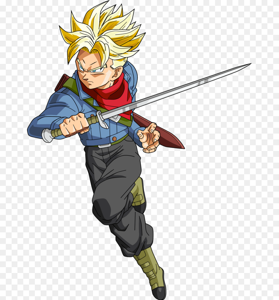 Trunks Ssj, Publication, Book, Comics, Person Free Png Download