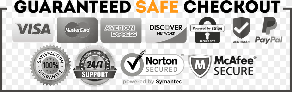Trust Badge Share Visa Mastercard American Express Secure Checkout, Logo, Machine, Wheel Free Png Download