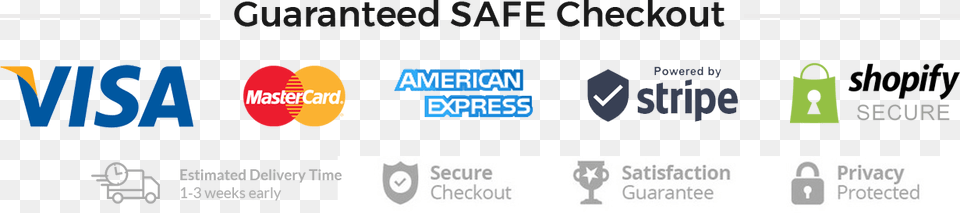 Trust Badges Safe Checkout Badge Shopify, Logo, Text Png