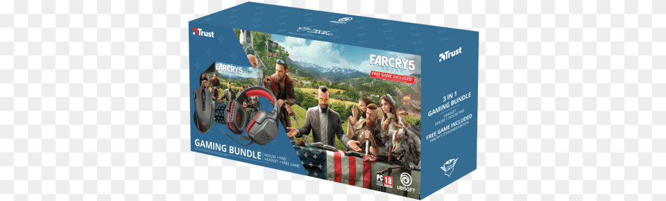 Trust Gxt Headset Mouse Far Cry 5 Game Bundle Far Cry People, Adult, Male, Man, Person Free Png Download