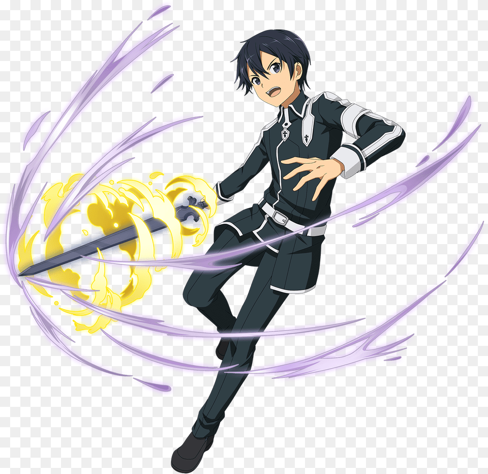 Trust In Each Other Kirito, Book, Comics, Publication, Face Free Png