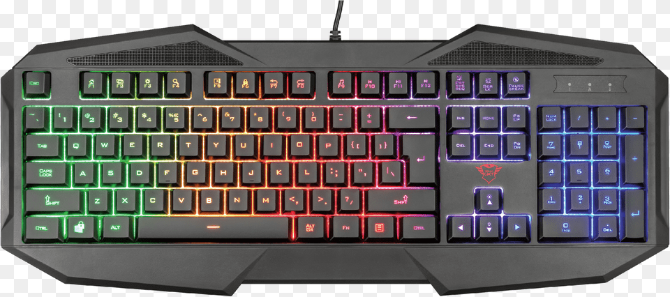 Trust Keyboard Gaming Gxt 830 Rw Avonn, Computer, Computer Hardware, Computer Keyboard, Electronics Png