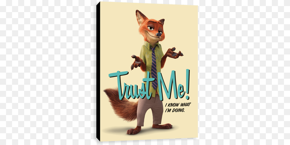 Trust Me Nick Wilde Zootopia Fox, Advertisement, Poster, Accessories, Formal Wear Png Image