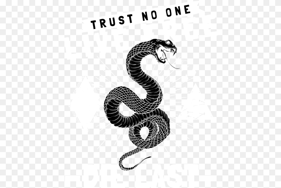 Trust No One Snake, Advertisement, Poster, Animal, Reptile Free Png