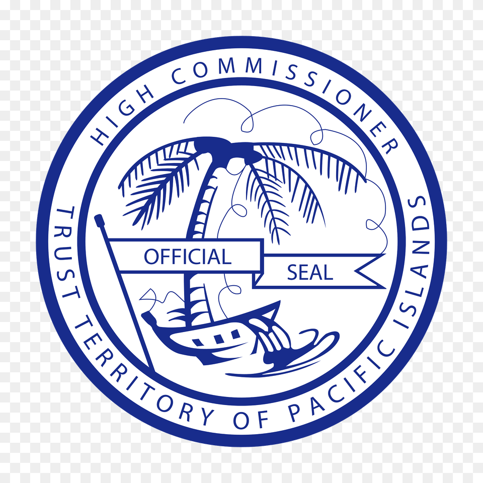 Trust Territory Of The Pacific Islands Seal Clipart, Logo, Emblem, Symbol, Electronics Png