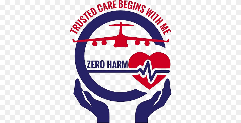 Trusted Care Begins With Me Emblem Trusted Care Air Force, Logo, Aircraft, Transportation, Vehicle Png