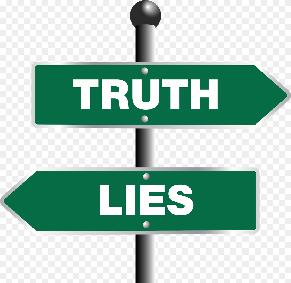 Truth And Lies Sign Icons, Symbol, Road Sign Free Transparent Png