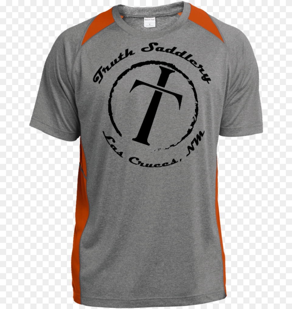 Truth Circle Cross Poly T Shirt, Clothing, T-shirt, Adult, Male Free Png Download