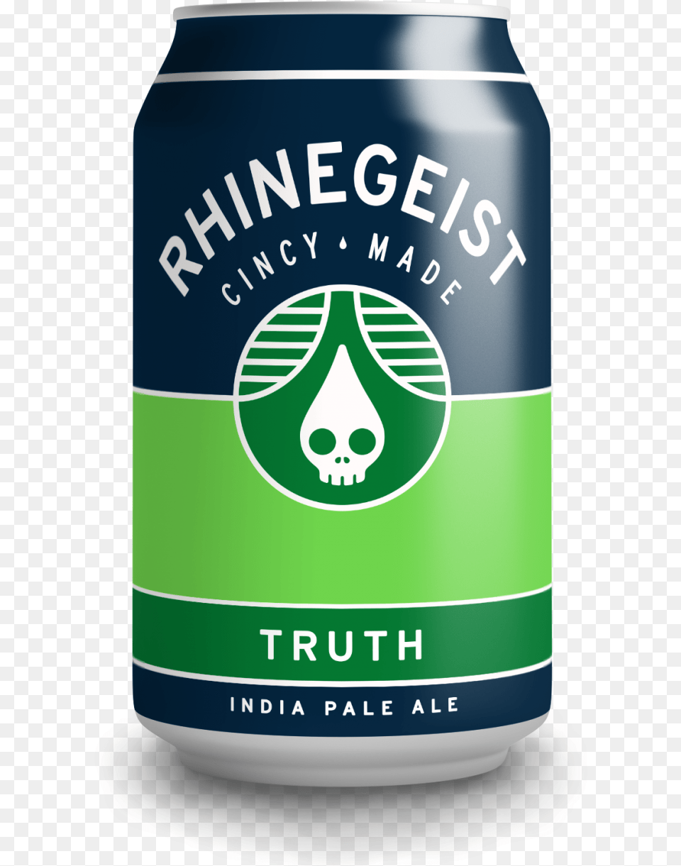 Truth Rhinegeist Beer, Alcohol, Beverage, Lager, Can Png