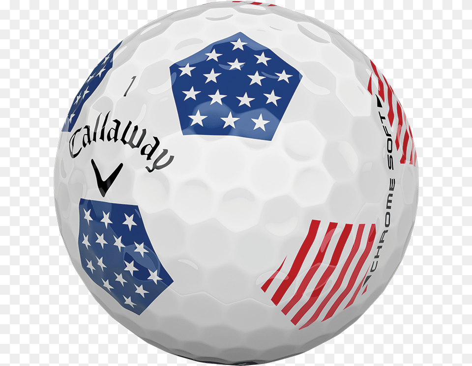Truvis Stars And Stripes Download Callaway Chrome Soft Truvis Stars And Stripes, Ball, Football, Golf, Golf Ball Free Png