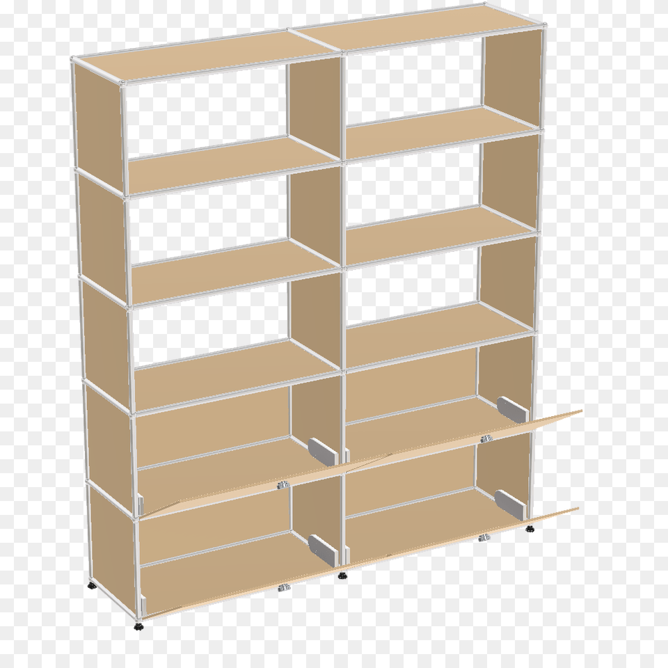 Try Out Of Usm Beige Bookshelf From Usm Haller In Vr And Ar, Shelf, Furniture, Wood, Bookcase Png Image