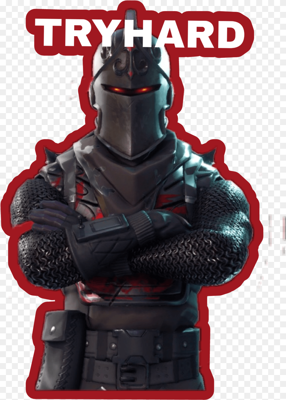 Tryhard Vector Black Knight Fortnite, Armor, Helmet, Adult, Male Png Image