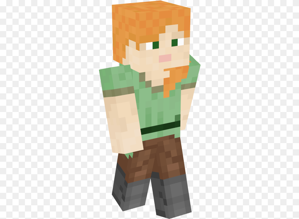 Trying Out Some Minecraft Skins Jayden Riddick Medium Minecraft Default Alex Skin, Brick, Person, Wood Png Image