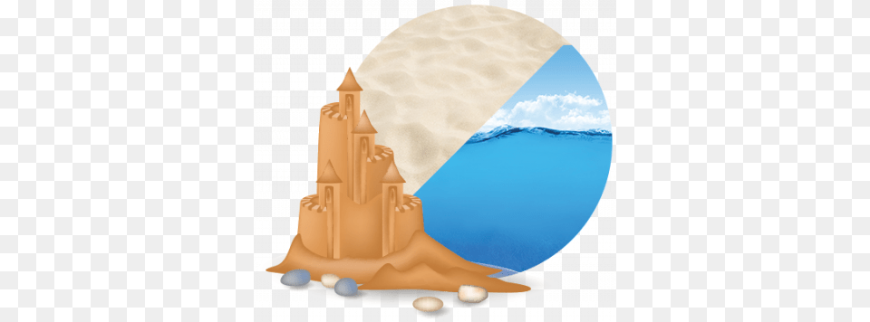 Trying To Build A Sandcastle With Dry Sand Is Pointless Illustration, Outdoors, Nature, Water, Sea Png Image