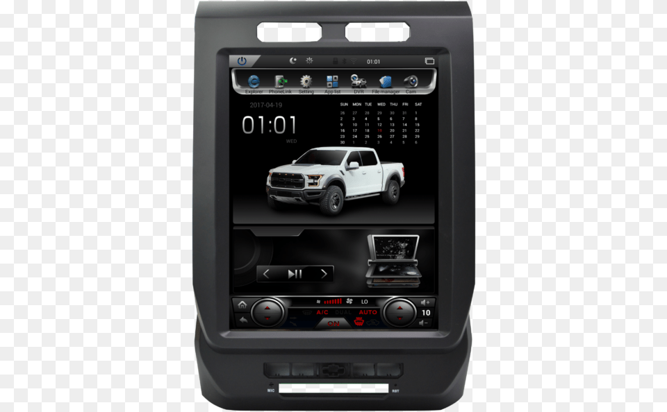 Ts Fdpu12 1rr 4 Gen I T Style Ford F Ford F150 Tesla Style Screen, Electronics, Stereo, Car, Transportation Png Image