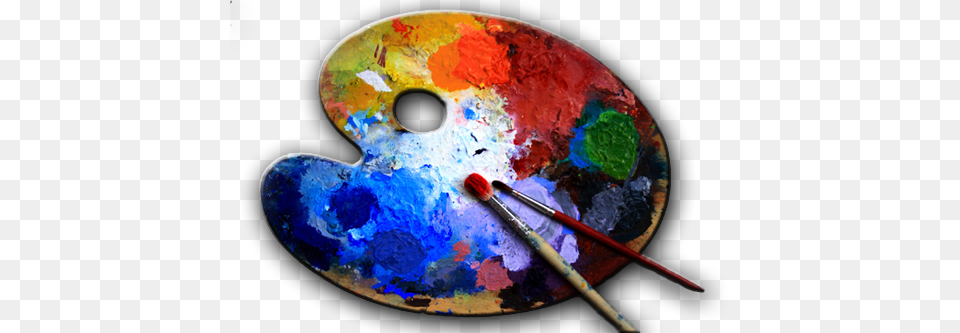 Tsdf Artist Paint Pallet Real, Paint Container, Palette, Brush, Device Png Image