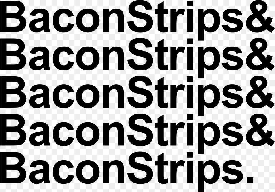 Tshirt Bacon Strips Illustration, Gray Free Transparent Png