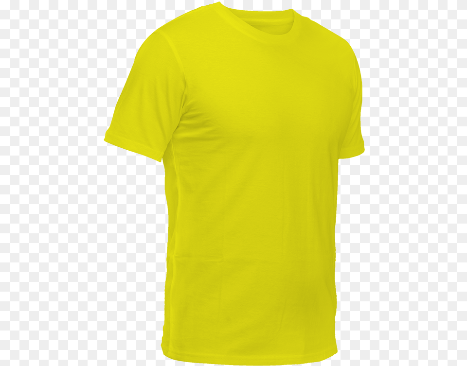 Tshirt Blank Mens Yellow Under Armour Shirt, Clothing, T-shirt Free Png Download
