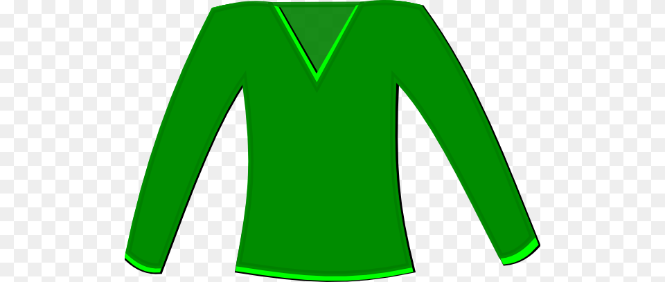 Tshirt Clipart Green Jumper, Clothing, Long Sleeve, Sleeve, Shirt Png