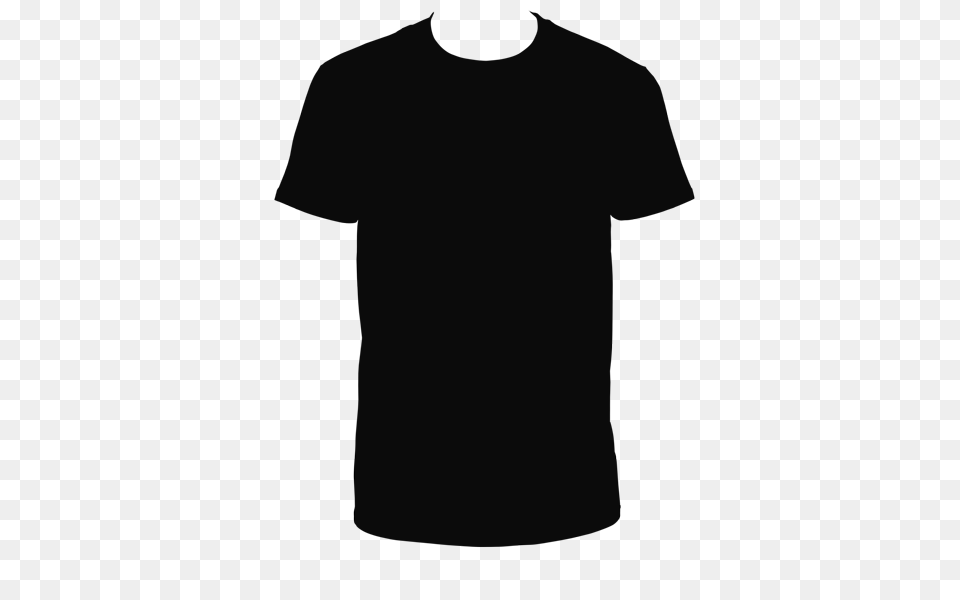 Tshirt Clipart Transparent Background, Clothing, T-shirt, Silhouette Free Png Download