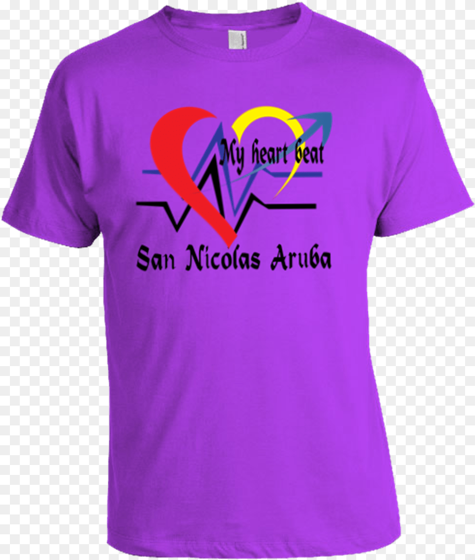 Tshirt My Heart Beat Texas Girl T Shirt, Clothing, T-shirt, Purple Png