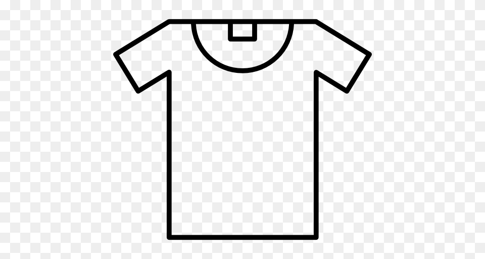 Tshirt Outline Transparent Tshirt Outline Images, Gray Free Png Download