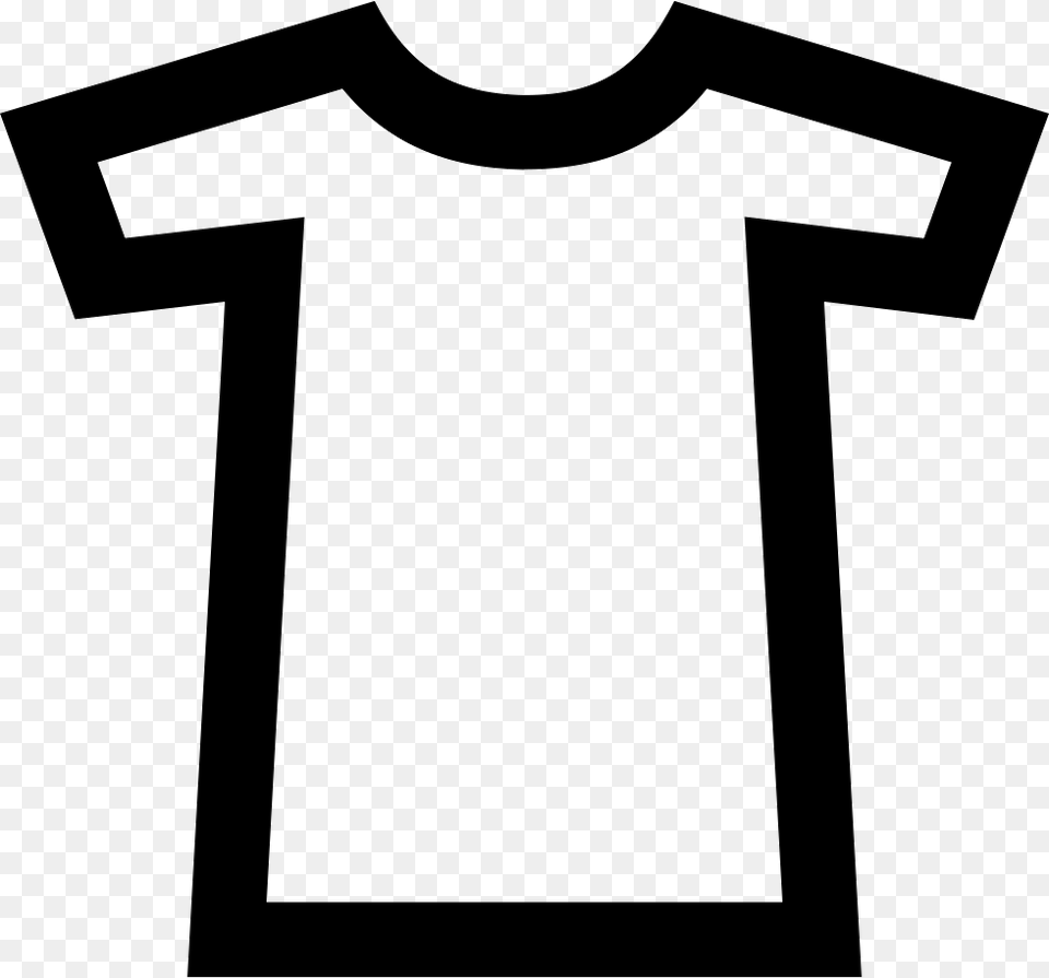 Tshirt Outline Uniform Icon, Clothing, T-shirt Png